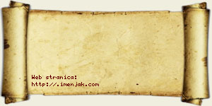 Valentina Skenderi vizit kartica